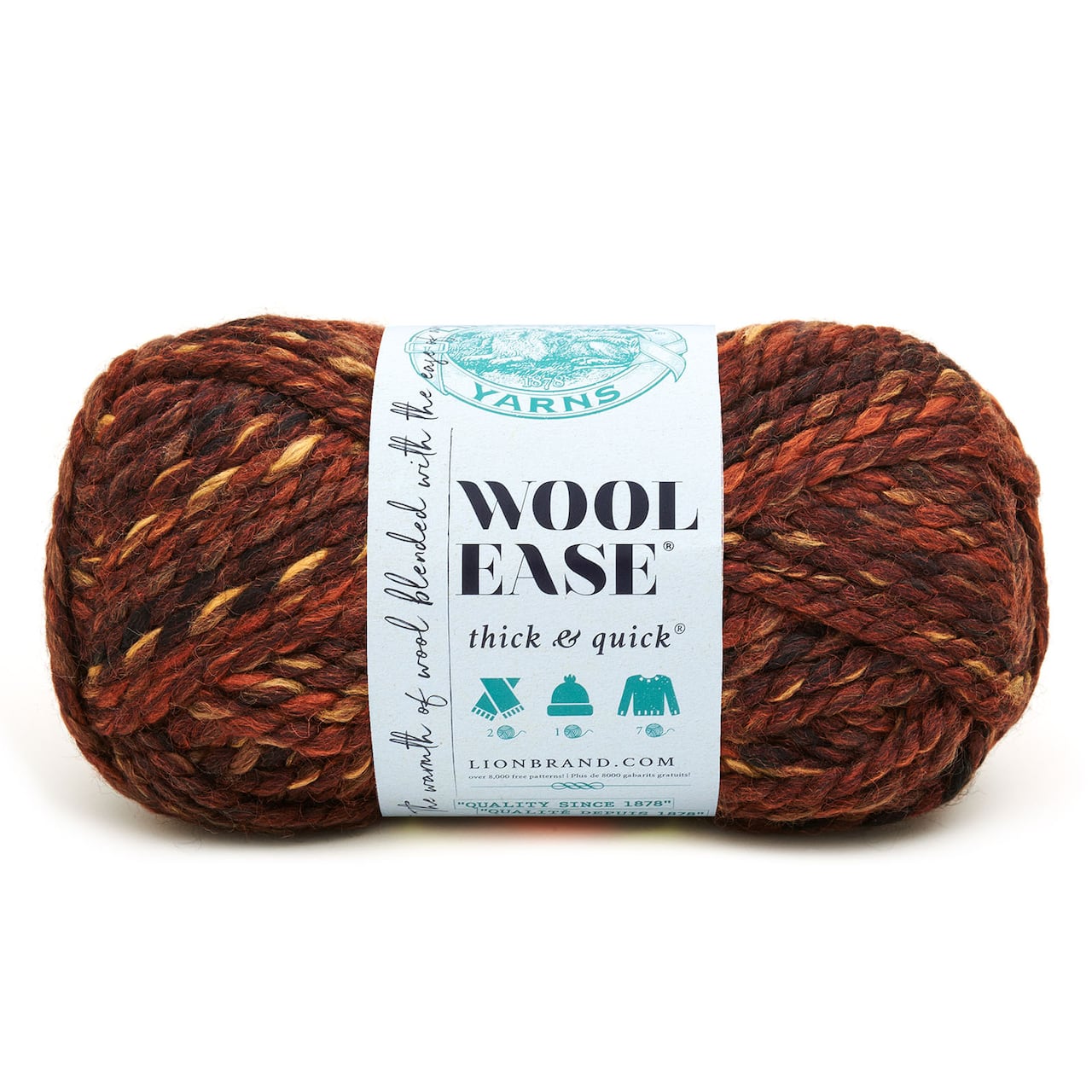 15 Pack: Lion Brand® Wool-Ease® Thick & Quick® Yarn, Prints, Stripes & Metallics